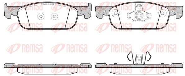 REMSA 1718.00 Brake Pad Set, disc brake