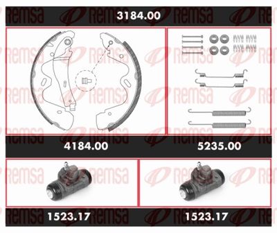 Brake Kit, drum brake REMSA 3184.00