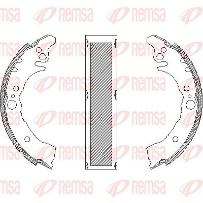 REMSA 4160.01 Brake Shoe