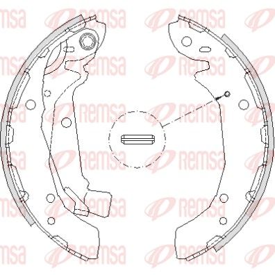 Brake Shoe REMSA 4197.00