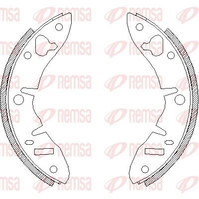 REMSA 4220.00 Brake Shoe