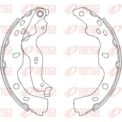 Brake Shoe REMSA 4227.00