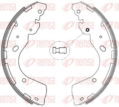 Brake Shoe REMSA 4246.00