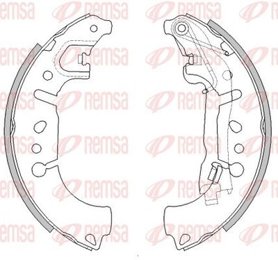 Brake Shoe REMSA 4446.00