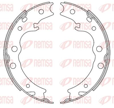 Brake Shoe, parking brake REMSA 4448.00