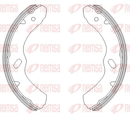 REMSA 4454.00 Brake Shoe