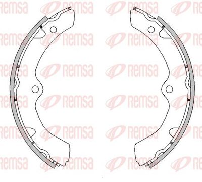 Brake Shoe REMSA 4455.00
