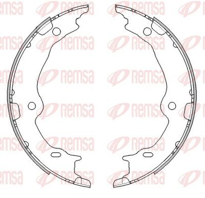 Brake Shoe, parking brake REMSA 4467.00