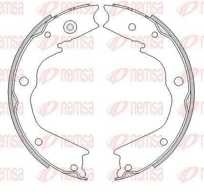 REMSA 4482.00 Brake Shoe, parking brake