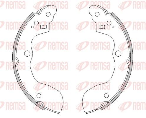 REMSA 4531.00 Brake Shoe