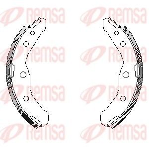 Brake Shoe REMSA 4547.00