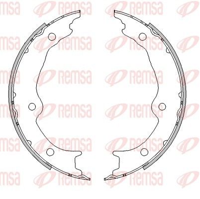 REMSA 4601.00 Brake Shoe, parking brake