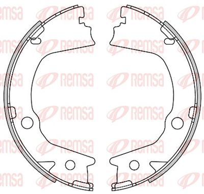 Brake Shoe, parking brake REMSA 4602.00