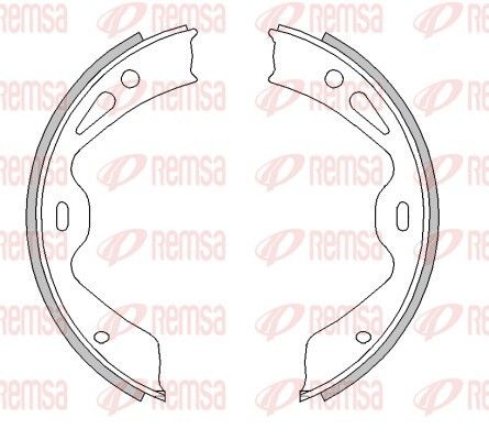 REMSA 4603.00 Brake Shoe, parking brake