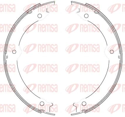 REMSA 4620.00 Brake Shoe, parking brake