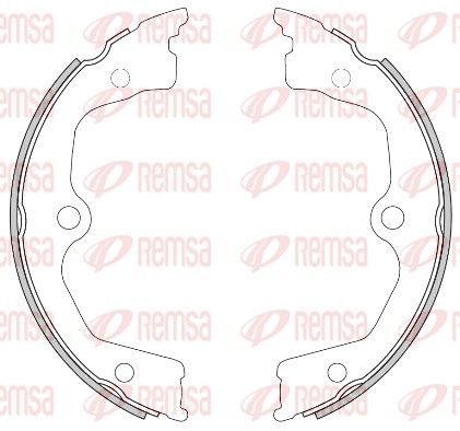 REMSA 4626.00 Brake Shoe, parking brake