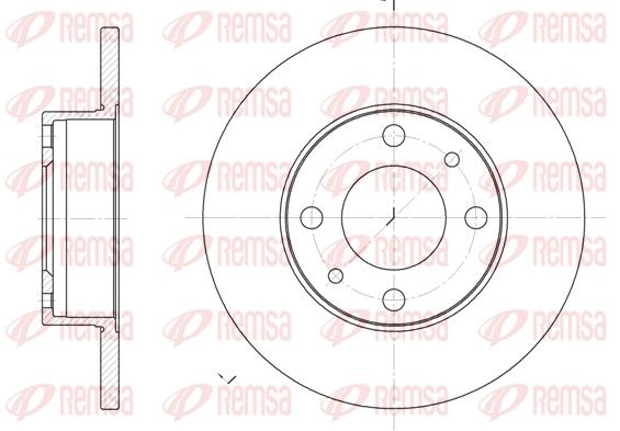 REMSA 6030.00 Brake Disc