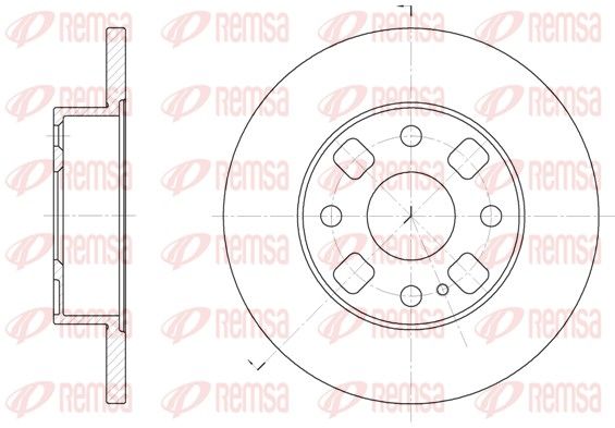 REMSA 6054.00 Brake Disc