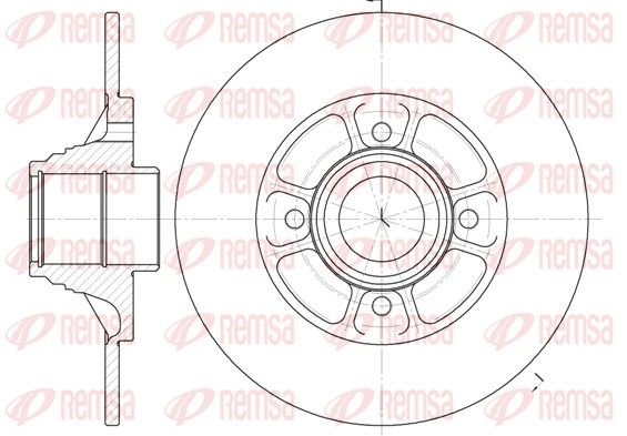 REMSA 6075.00 Brake Disc