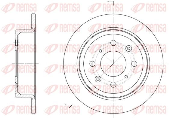 REMSA 6083.00 Brake Disc