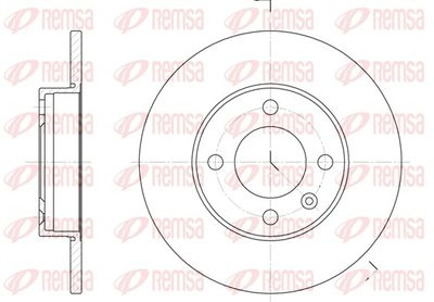 Brake Disc REMSA 6086.00