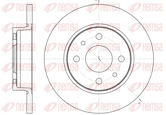 REMSA 6089.00 Brake Disc