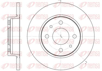 Brake Disc REMSA 6089.00