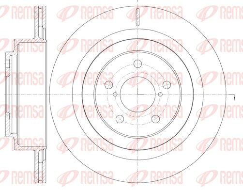REMSA 61001.10 Brake Disc
