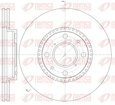 Brake Disc REMSA 61002.10