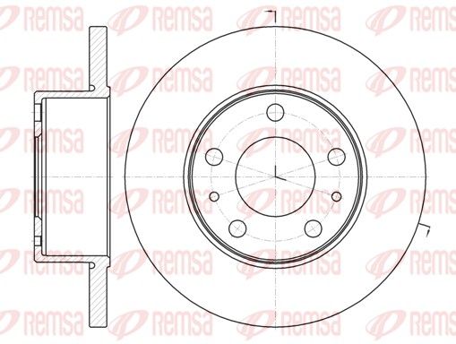 REMSA 61008.00 Brake Disc