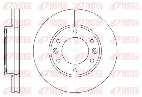 REMSA 61026.10 Brake Disc