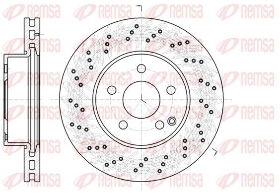 REMSA 61068.10 Brake Disc