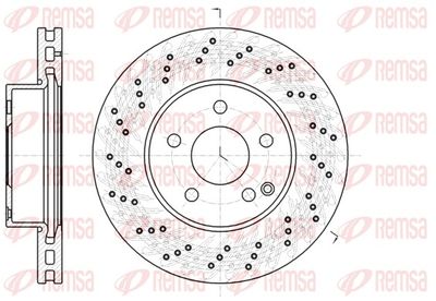 Brake Disc REMSA 61068.10
