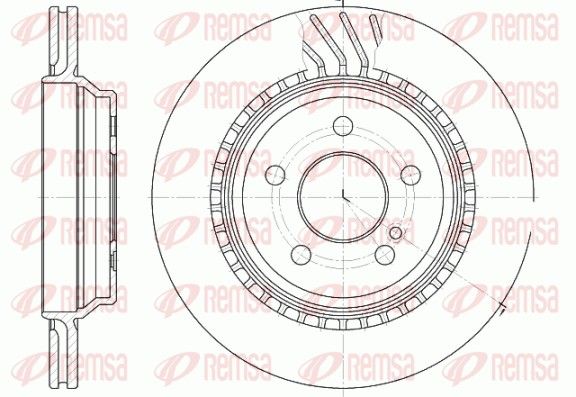 REMSA 61072.10 Brake Disc