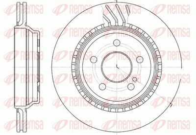 Brake Disc REMSA 61072.10