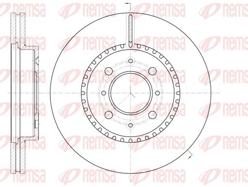 REMSA 61096.10 Brake Disc