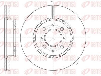 Brake Disc REMSA 61096.10
