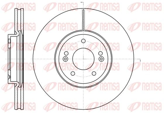REMSA 61102.10 Brake Disc