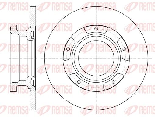 REMSA 61107.00 Brake Disc