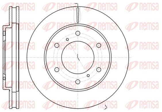 REMSA 61118.10 Brake Disc