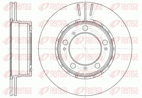 REMSA 61126.10 Brake Disc