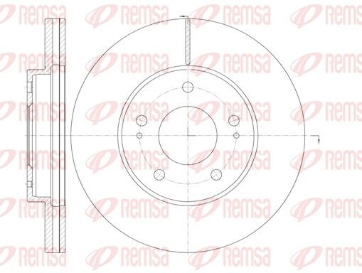 REMSA 61130.10 Brake Disc