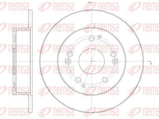 REMSA 61147.00 Brake Disc