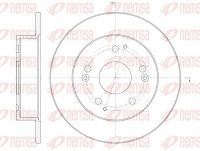 Brake Disc REMSA 61147.00