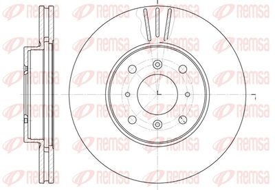 Brake Disc REMSA 61153.10