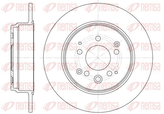 REMSA 61157.00 Brake Disc