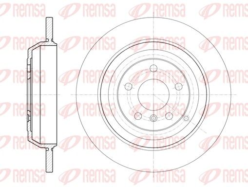 REMSA 61166.00 Brake Disc