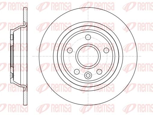 REMSA 61167.00 Brake Disc