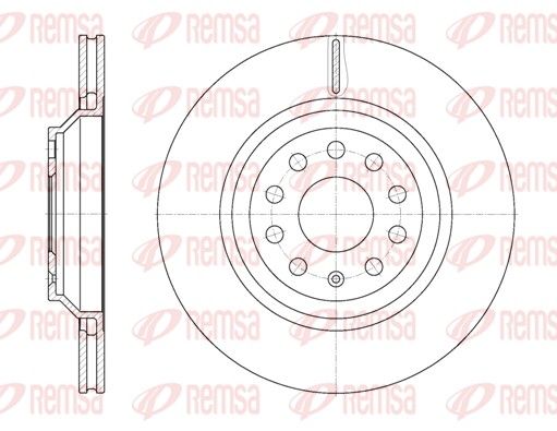 REMSA 61172.10 Brake Disc