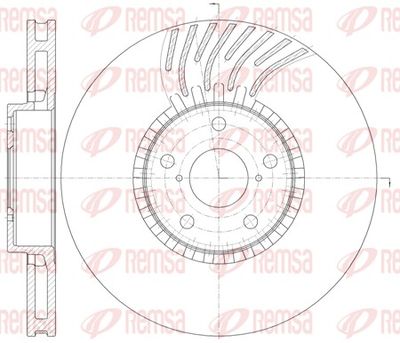 Brake Disc REMSA 61179.11